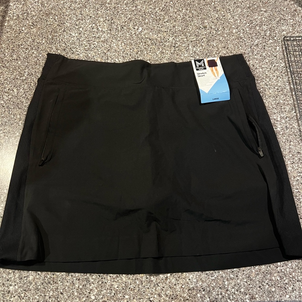 Black Women's Skort